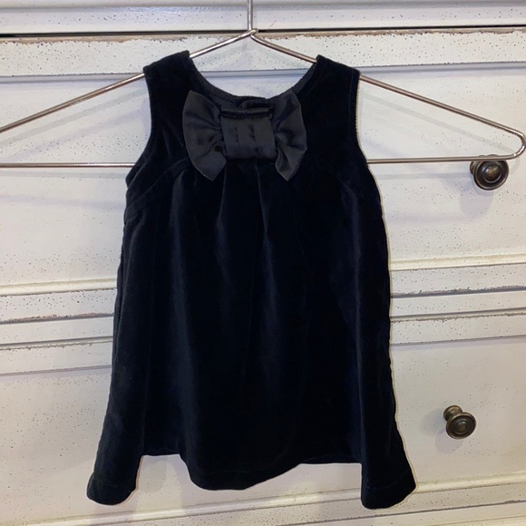 Carter's Other - Carter’s 3M black velvet bow dress dainty fancy formal baby outfit 3 Months​